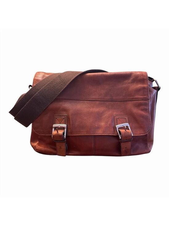 Fossil Other - Fossil Messenger Bag Mens Large Brown Crossbody Shoulder Laptop Briefcase